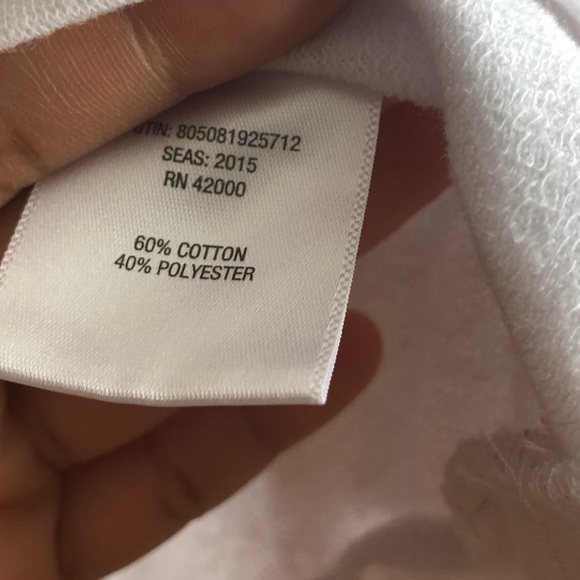 Nicki Minaj Blouse Cut Out Sweatshirt Top Gold Studded Sz L EUC - Picture 8 of 8